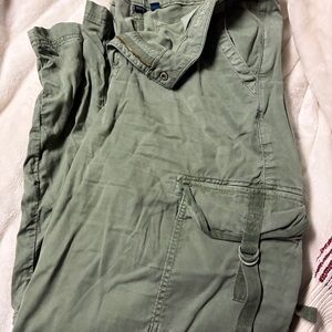 American Eagle Outfitters Olive Green Utility Cargo Pants